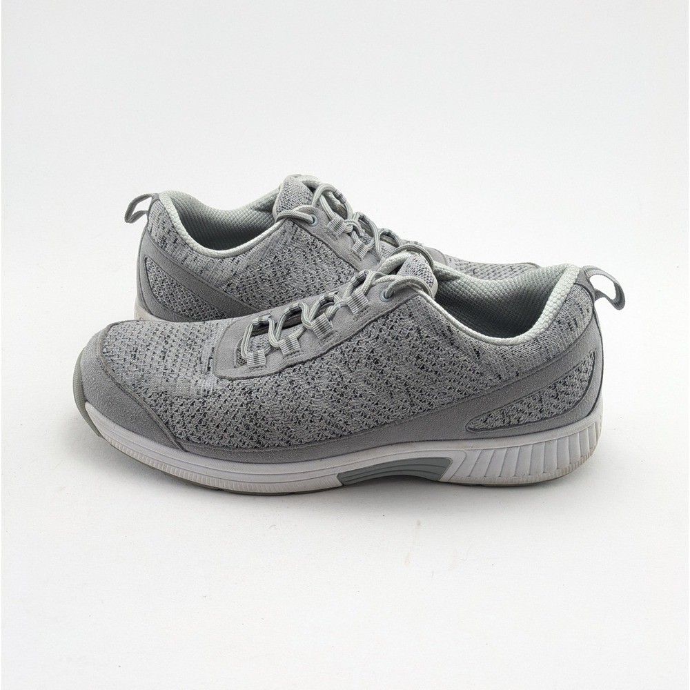 Mens Orthofeet 613 Lava Gray Comfort Cushioned Casual Walking Shoes Size 12